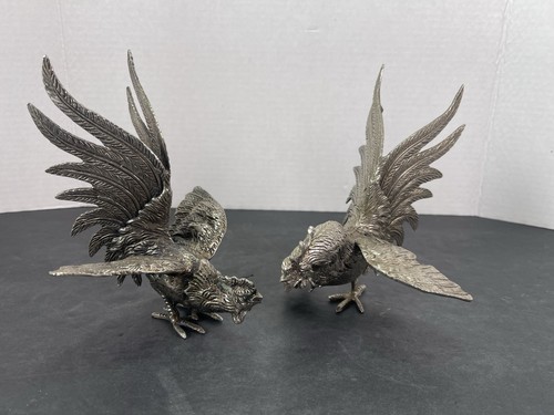 Vintage pair silver plated - pair,