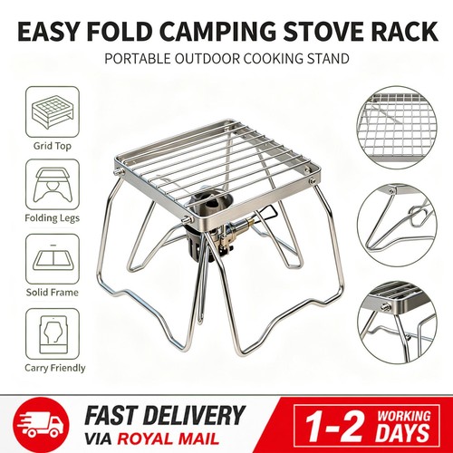 Portable folding camp stove - portable,