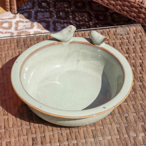 Green reactive glaze - reactive, bath