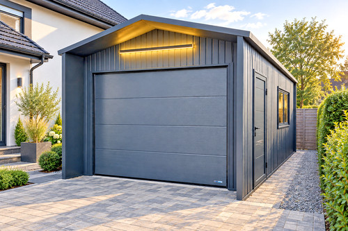 Metal steel garage 6m - steel, x
