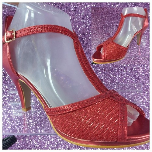 New red sparkly - red, glitter