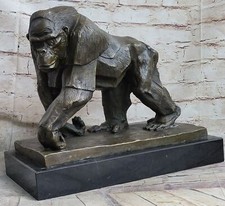 Genuine Bronze Gorilla Statue