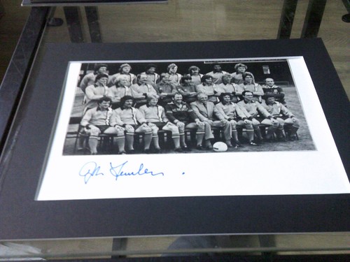 Luton town signed and - ,