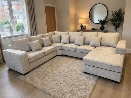 Luxury ruby shape sofa - luxury, u-shape