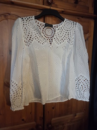 Wyse blouse size white lace - blouse,