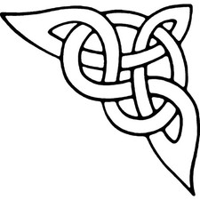 Celtic corner unmounted - 'celtic, corner'
