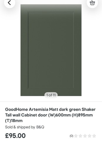 Artemisia kitchen door 60cm - artemisia,