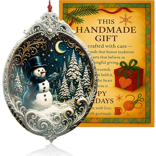 Snowman christmas ornaments - christmas,
