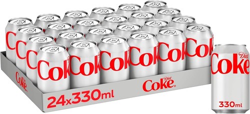 Diet coke can cola tray - coke,