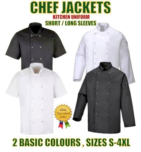 Chefs jacket unisex - chefs, short