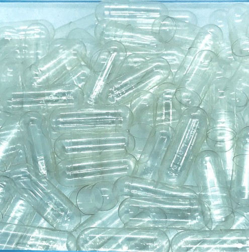 Empty clear capsules - empty,