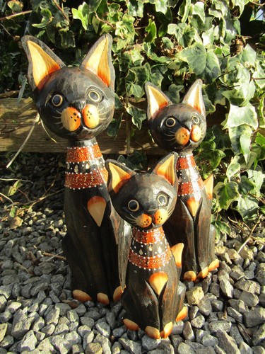 Hand carved made - carved, brown