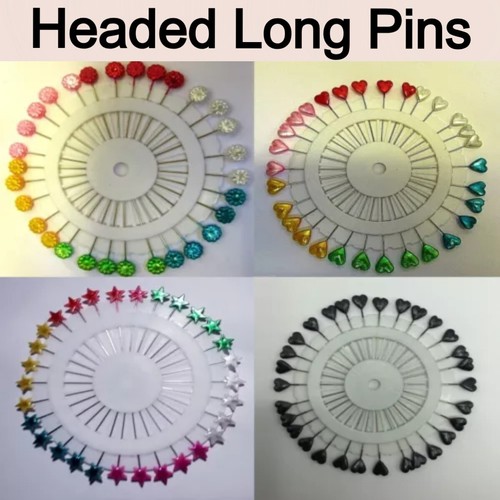Extra long pins plastic - extra, head