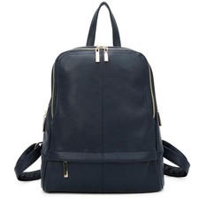 Ladies Backpack Faux Leather Fashion Backpack With Anti Theft Zipper, Waterproof