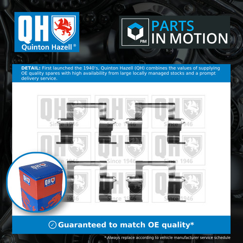Brake pad fitting - brake, kit