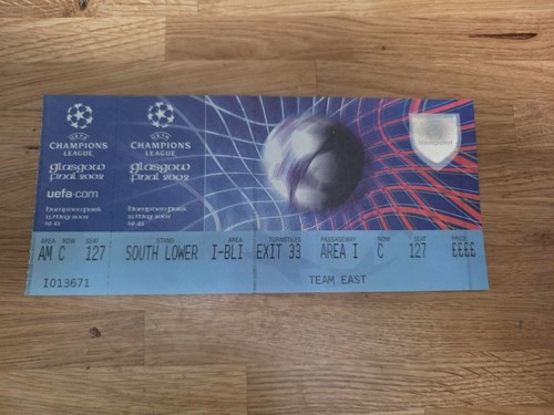Ticket 2002 champions league - 2002,