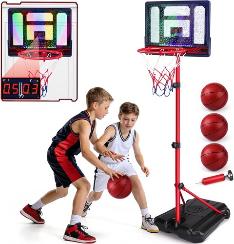 Kids basketball hoop and - kids,