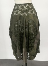 Junya Watanabe Comme des garçons AW06 Khaki lace Skirt