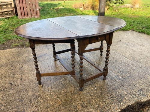 Oval drop leaf table - oval,