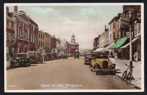 Postcard bridport dorset motor - postcard,