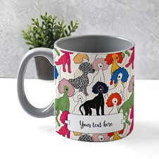 Personalised Poodle Mug gift