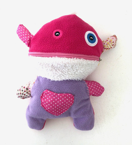 Worry monster soft toy pink - worry, &