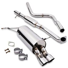 2.5" STAINLESS CATBACK EXHAUST SYSTEM FOR FORD FIESTA MK7 1.0L ECOBOOST 2013+