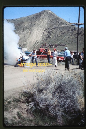 Motorcycle fire hill - on, at