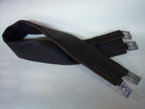 Fold leather girth with - fold,