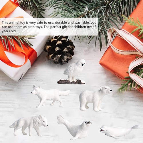 6pcs mini arctic animal - 6pcs,