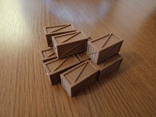 OO / HO '8ft' wooden crates
