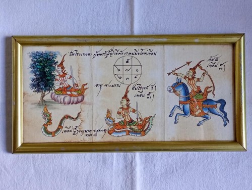 Fabulous antique hand painted - fabulous,