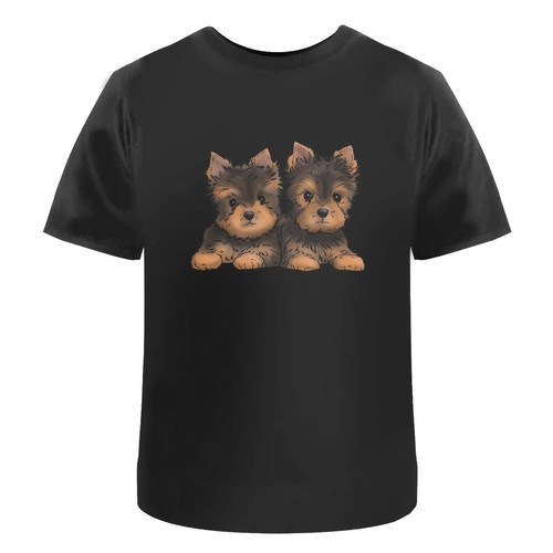 Yorkie puppies unisex - puppies', cotton