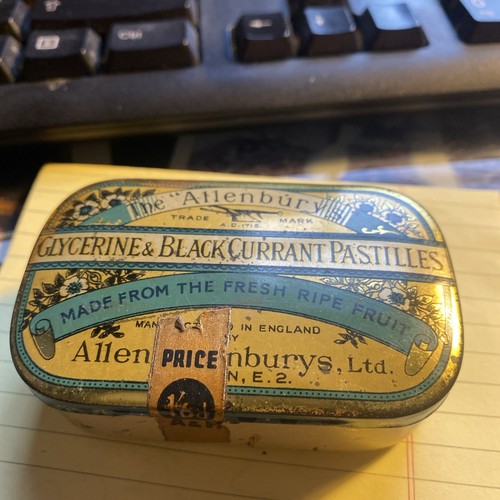 Vintage tin allenburys - vintage,
