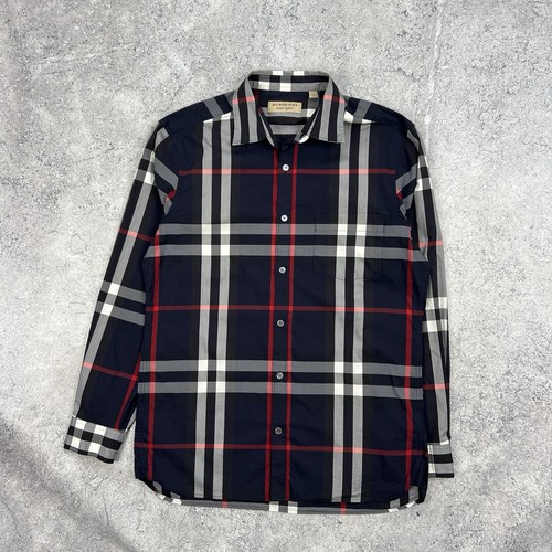 Burberry navy check shirt - burberry,