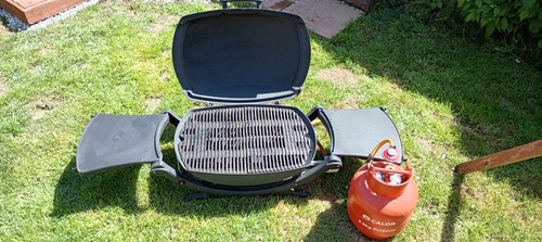 Weber portable gas bbq - gas, full