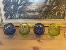 Vintage Bohemian Cut Coloured