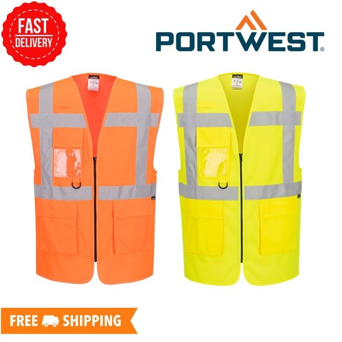 Vis vest yellow orange - vis,