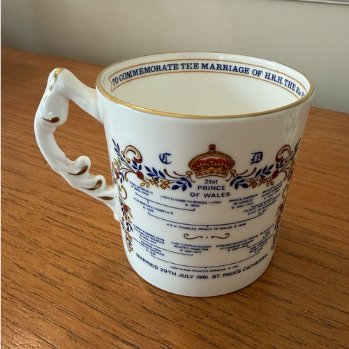 1981 royal wedding mug prince - wedding,
