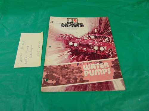 Quinton hazell water pump - hazell,