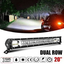 20INCH LED Light Bar Spot Flood Work Bar Offroad Truck SUV 290W 92LEDs Car