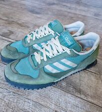 Adidas Marathon Vintage Sneakers Size 12,5 Green Trainers Made In Korea 80s 90s