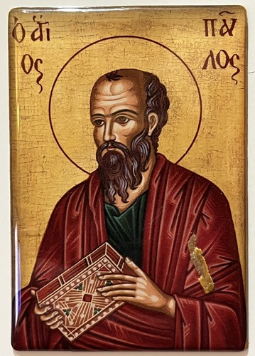 Saint paul icon fridge magnet - paul,