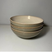 Vintage 1980s Denby Green Cream Camelot Soup Cereal Bowl 16.5 cm x 3 - VGC