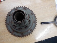 VINTAGE REAR WHEEL HUB & BRAKE DRUM BSA BANTAM D1 REF  B20