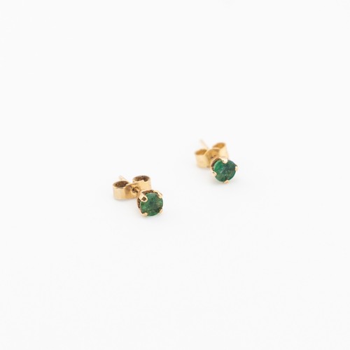 Vintage 9ct gold - vintage, emerald