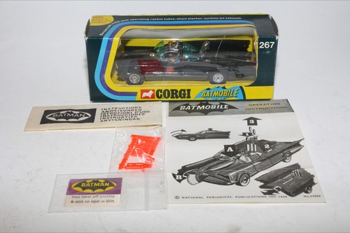 Corgi 267 batmobile - corgi, batmobile,1973,rare