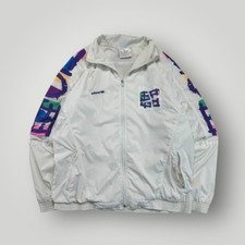 Vintage 80's Adidas Stefan Edberg Jacket Medium Made in Yugoslavia Geometric