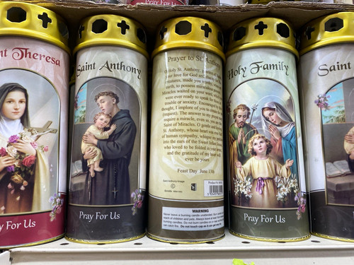 Saint anthony prayer candle - anthony,