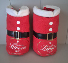 2 x Lanson Bottle Jacket Santa Outfit For Champagne Black Label Brut 200ml